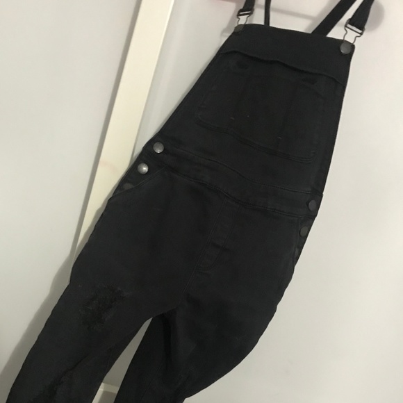 Zara Denim - ZARA Black Overalls